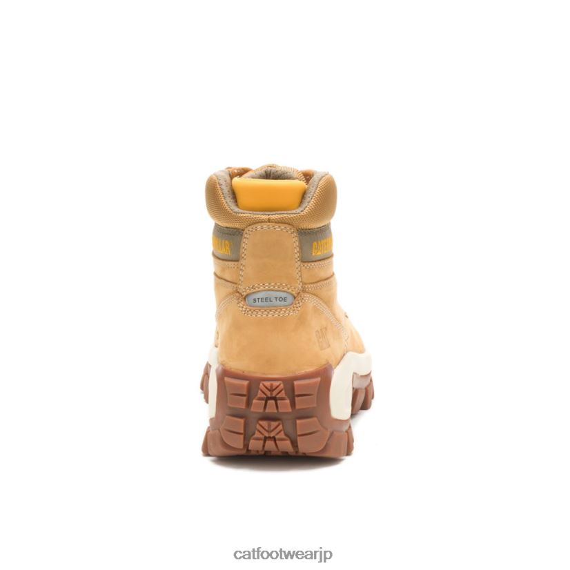インベーダー ハイ スチールトゥ ワークブーツ ハニーリセット 男性 N2JB0V5 Caterpillar |ワークブーツ